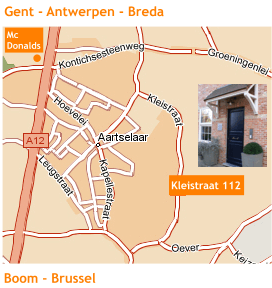 route vanuit Gent of Breda